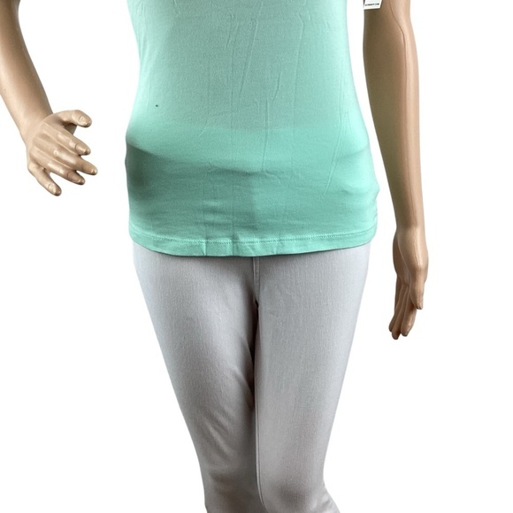 Old Navy V-Neck Cami Tank Top Size S Mint Green - Picture 3 of 7